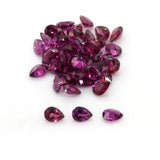 Purple Garnet Loose Gemstone Pear Cut 3*5mm