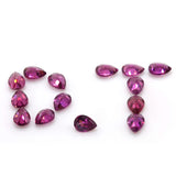 Purple Garnet Loose Gemstone Pear Cut 3*5mm