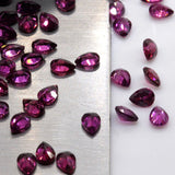 Purple Garnet Loose Gemstone Pear Cut 3*5mm