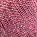 Morganite Cube Faceted Beads 2.5mm for Jewelry Making