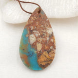 Natural Opal Drilled Pendant Bead 40x23mm