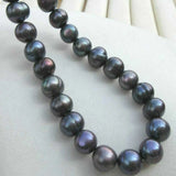 Peacock Tahitian Baroque Pearl 14k Necklace Meditation Wrist All Saints' Calming
