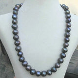 Peacock Tahitian Baroque Pearl 14k Necklace Meditation Wrist All Saints' Calming