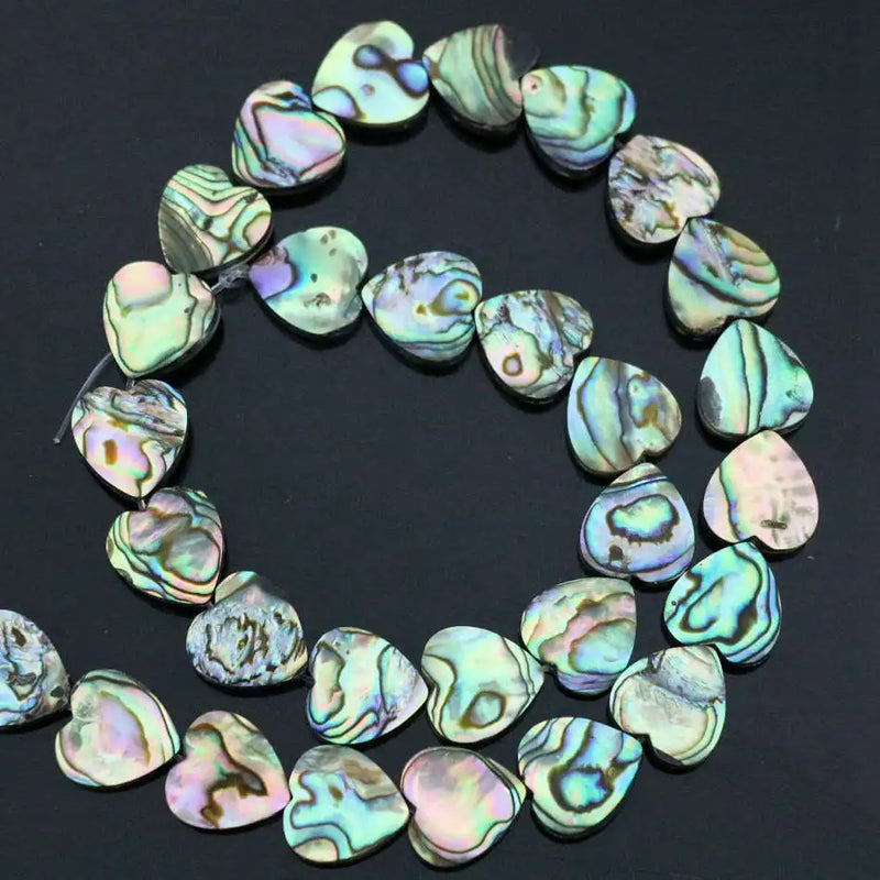 Natural Abalone Shell Beads for Jewelry Making 16inch