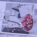 Bohemia Natural Pearl Necklace for Women Wedding Party