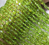 Natural Peridot Stone Irregular Beads Green Loose Perle Turmaline