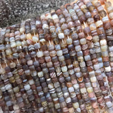5-5.5mm Cube Faceted Agate Beads for Jewelry Making