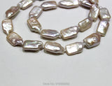 Pink Fresh Water Pearl Necklace 9x15mm 17INCH