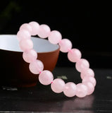 Powder Crystal Lady's Bracelet - Hand String Single Ring Crystal
