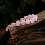 Powder Crystal Lady's Bracelet - Hand String Single Ring Crystal