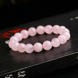 Powder Crystal Lady's Bracelet - Hand String Single Ring Crystal