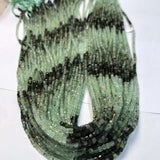 Natural Prehnite 2-2.5mm Cube Faceted Beads for Jewelry Making