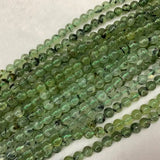 Natural Prehnite Beads for Bracelets 15'' DIY Spacer Trinket