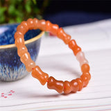 Natural Xinjiang Silk Bamboo Bracelet for Ladies