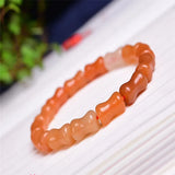 Natural Xinjiang Silk Bamboo Bracelet for Ladies