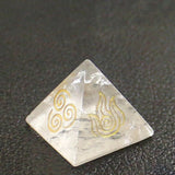 Natural Quartz Pyramid Pendulum Reiki Healing Stone Chakra Jewelry