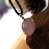 Natural Quartz Crystal Healing Stones Clear Crystal Ball Pendant