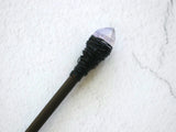 Quartz Stone Wood Hairpin 19-20 cm Crystal Hairpin Bridal Hair Comb BOHO Wedding