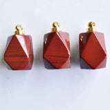 Rainbow Stone Perfume Bottle Necklace Pendant for Essential Oils