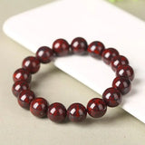 Bloodstone Jade Buddha Beads Bracelet for Peace with Gift
