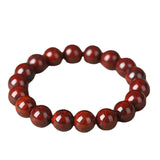 Bloodstone Jade Buddha Beads Bracelet for Peace with Gift