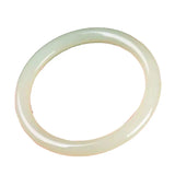 Natural Chalcedony Hetian Jade Bangle Cyan Jade Bracelet