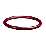 Red Cinnabar Jade Bangle Round Bar Jadeite Bangle Light Red Jade Bracelet