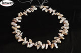 Pink Baroque Keshi Pearl 8-10mm 15in DIY Jewelry Making