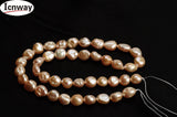 8-10mm Pearl Pink Baroque Keshi Pearl for Jewelry Making
