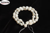 Natural Reborn Keshi Pearl 8-10mm Baroque for Jewelry Making 15in