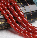 Natural Red Agate Beads Loose Gemstone Beads for Bracelet DIY