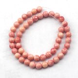 Red Tridacna Shell Beads Buddha Prayer Beads for DIY Jewelry 6/8/10mm