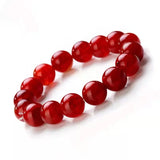 Red Agate Ice Seed Phoenix Blood Longlin Agate Bracelet