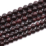 Red Garnet Round Beads for DIY Jewelry Making
