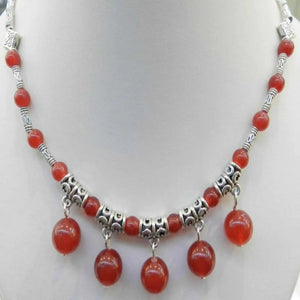 Red Jadeite Pearl Pendant Necklace Dragon Jewelry Tibetan Amulet Keychain