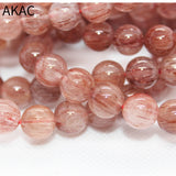 Red Rutile Quartz Bracelet Beads 9-9.8mm for Men Women