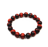 Red Tiger Eye Stone Bracelet Men Women Opal Jewelry