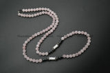 Rose Quartz Beaded Necklace Party Jewelry Gift