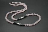 Rose Quartz Beaded Necklace Party Jewelry Gift