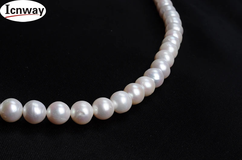9-10mm Freshwater Pearl Pink Lavender Gray 15in DIY Set
