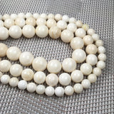 Round Mother Of Pearl Shell Beads for Jewelry Making DIY