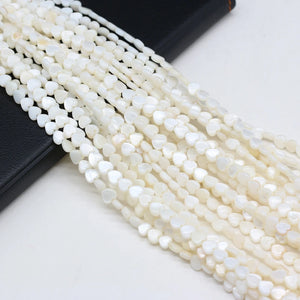 Mother of Pearl Heart Shape Shell Beads for Jewelry Making DIY
