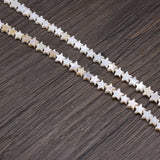 Mother of Pearl Pentacle Shell Beads for Jewelry Making
