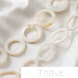 Natural Shell Hollow Straight Hole DIY Earrings Material