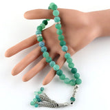 10mm Yellow Agate Beads 33 Rosary Islamic Muslim Tasbih Allah Bracelet