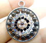 7 Chakra Reiki Healing Turquoise Quartz Crystal Pendant 6PCS