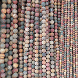 Natural Stone Beaded 4/6/8/10/12mm Round Isolation Loose Beads