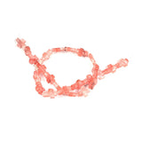 Cross Shape Agates Beaded Quartz Spacer Beads 12x16x5mm