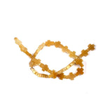Cross Shape Agates Beaded Quartz Spacer Beads 12x16x5mm