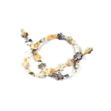 Cross Shape Agate Beaded Quartz Spacer Beads 12x16x5mm
